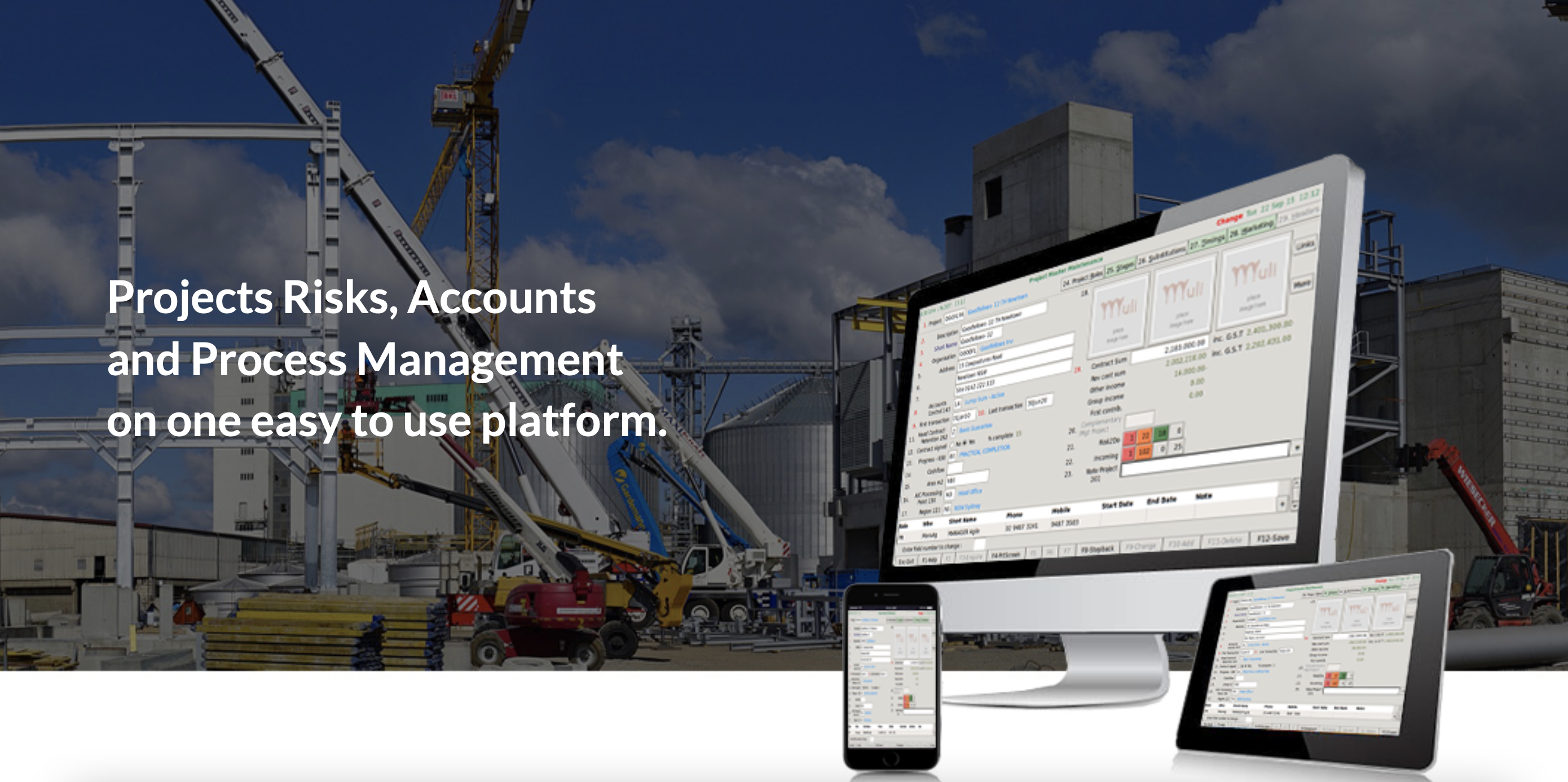 screenshot of Muli Management